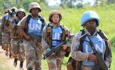 Peacekeepers on patrol in the Democratic Republic of the Congo (file photo).